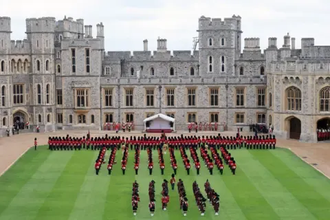 Visual Highlights: The Trumps Meet British Monarchy